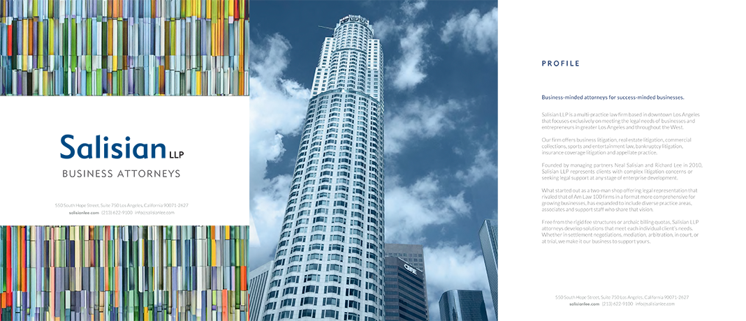 Firm Profile brochure